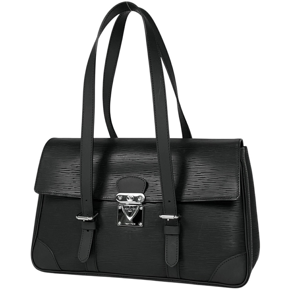 Louis Vuitton Segur Shoulder Bag Handbag Epi Leather Noir Black
